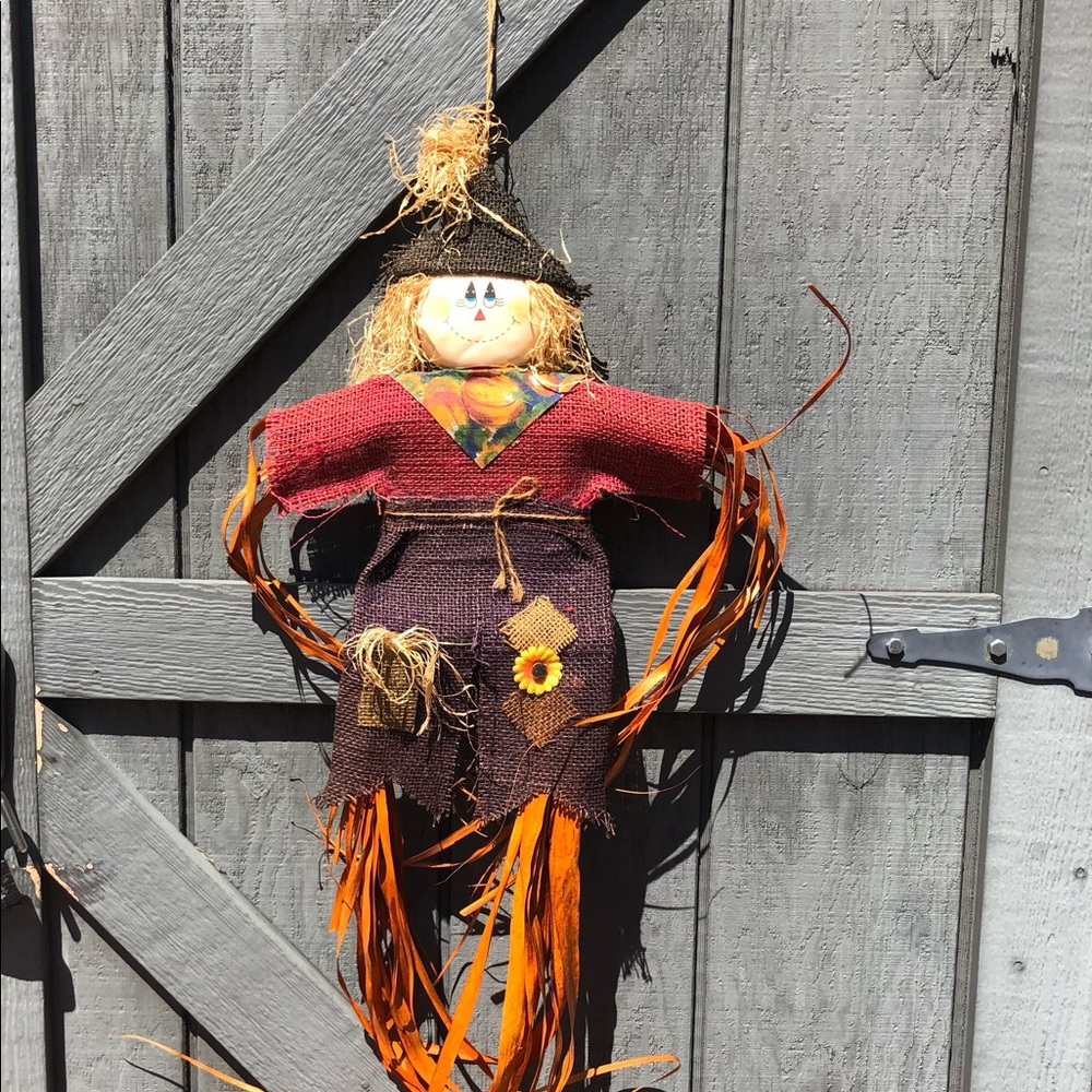 Handcrafted Hanging Scarecrow